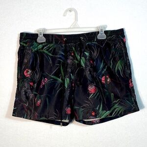 Paul Smith Swimwear Black Tropical Swim Shorts size Large